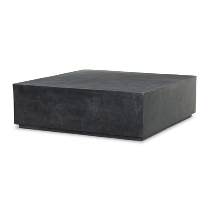 Graso Outdoor Square Coffee Table - Aged Grey