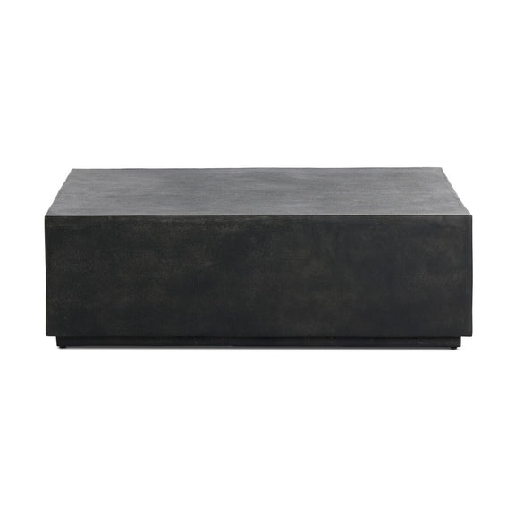Graso Outdoor Square Coffee Table - Aged Grey