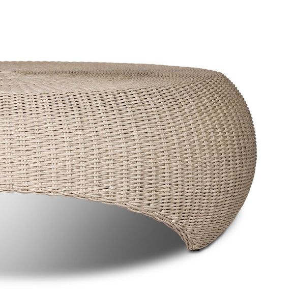 Brock Outdoor Coffee Table - Vintage White