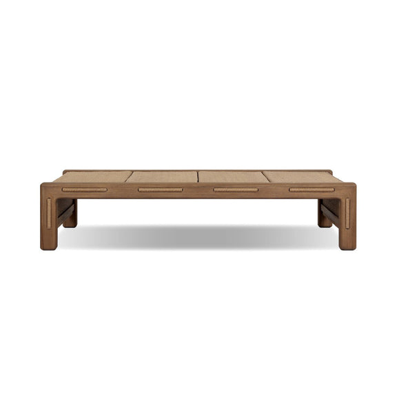 Herrick Outdoor Coffee Table - Stained Toasted Brown-fsc