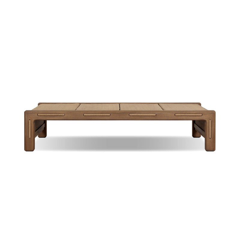 Herrick Outdoor Coffee Table - Stained Toasted Brown-fsc