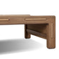 Herrick Outdoor Coffee Table - Stained Toasted Brown-fsc