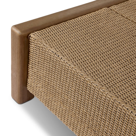 Herrick Outdoor Coffee Table - Stained Toasted Brown-fsc