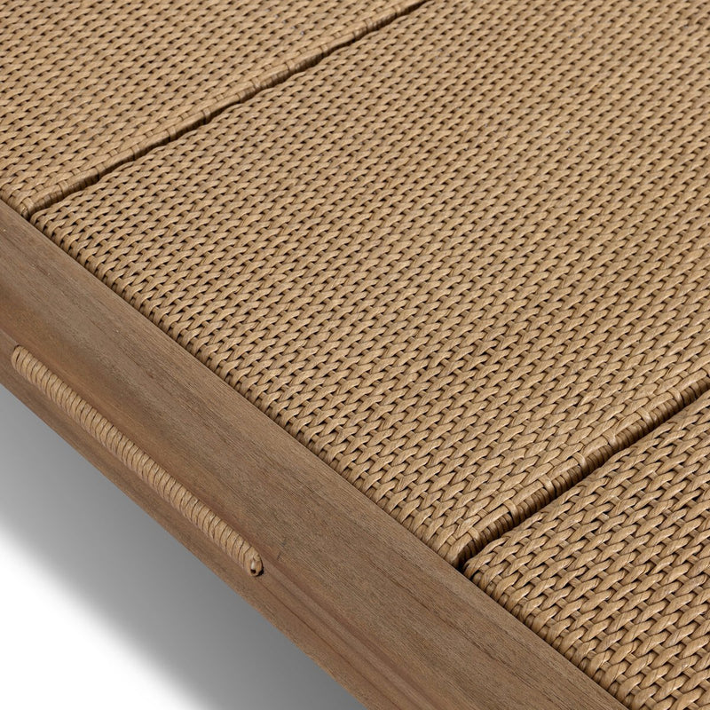 Herrick Outdoor Coffee Table - Stained Toasted Brown-fsc
