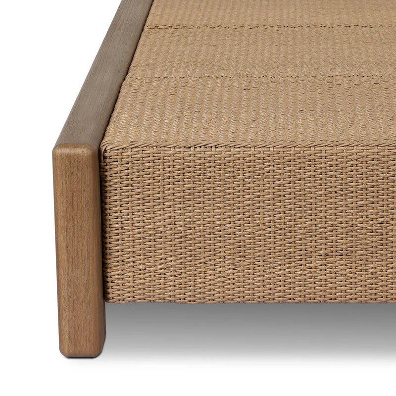 Herrick Outdoor Coffee Table - Stained Toasted Brown-fsc