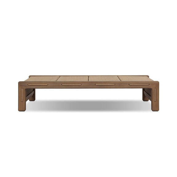 Herrick Outdoor Coffee Table - Stained Toasted Brown-fsc