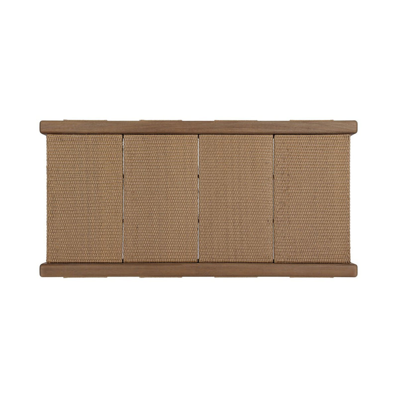 Herrick Outdoor Coffee Table - Stained Toasted Brown-fsc