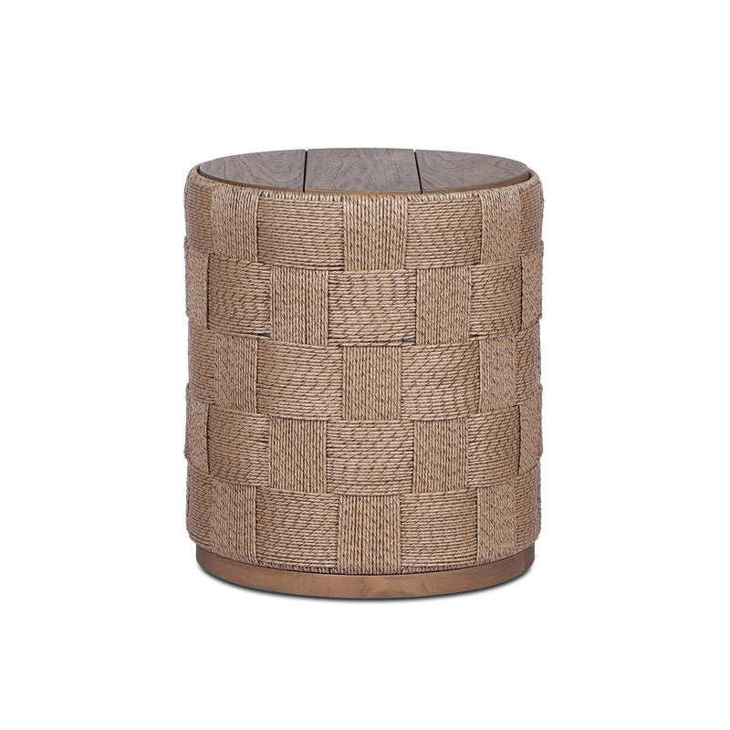 Brandt Outdoor End Table - Stained Toasted Brown