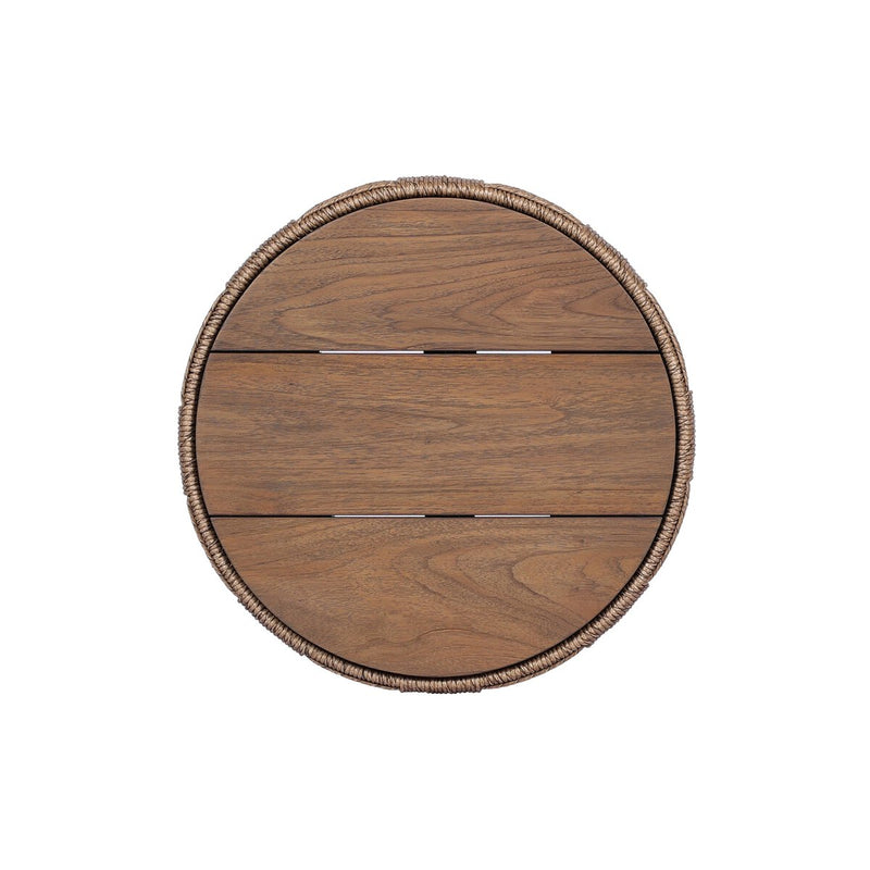 Brandt Outdoor End Table - Stained Toasted Brown