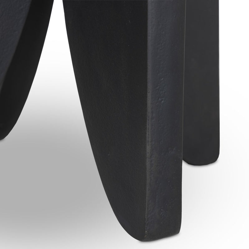 Worth Outdoor End Table - Black Antique