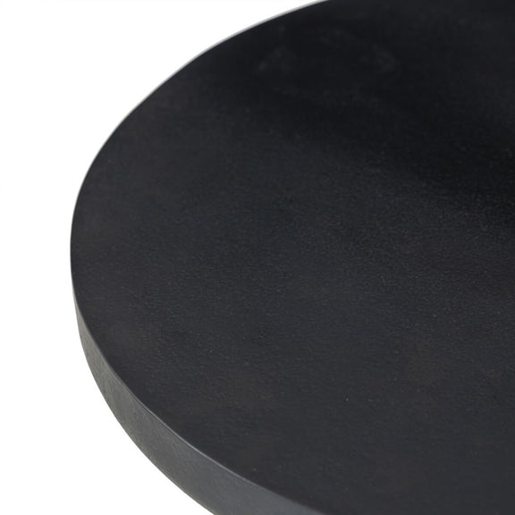 Worth Outdoor End Table - Black Antique