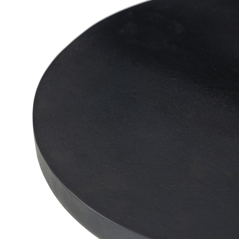 Worth Outdoor End Table - Black Antique