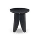 Worth Outdoor End Table - Black Antique