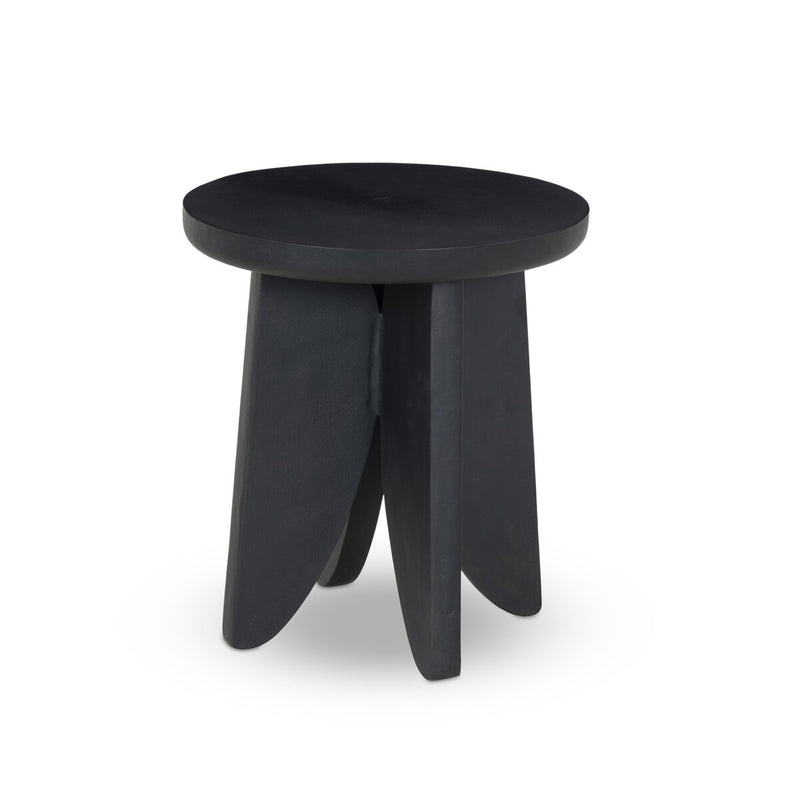 Worth Outdoor End Table - Black Antique