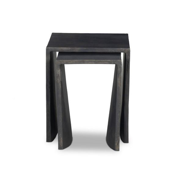 Sonya Outdoor End Table - Distressed Bronze