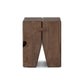 Oshan Outdoor End Table - Stained Toasted Brown-fsc