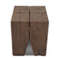 Oshan Outdoor End Table - Stained Toasted Brown-fsc