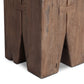 Oshan Outdoor End Table - Stained Toasted Brown-fsc