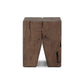 Oshan Outdoor End Table - Stained Toasted Brown-fsc