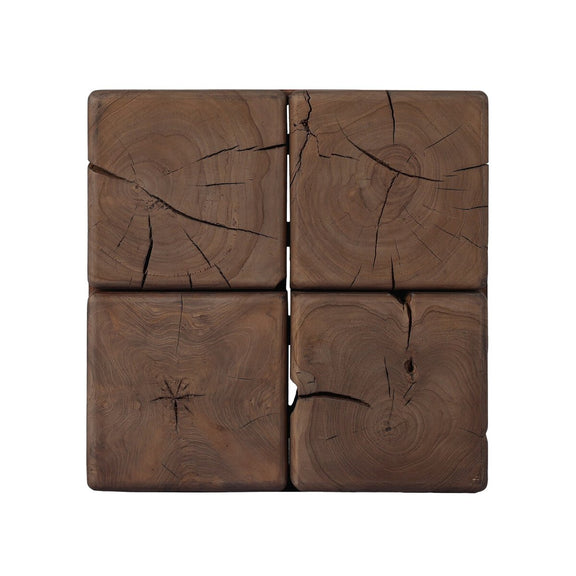 Oshan Outdoor End Table - Stained Toasted Brown-fsc