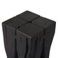 Oshan Outdoor End Table - Stained Black Teak-fsc