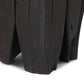 Oshan Outdoor End Table - Stained Black Teak-fsc