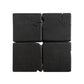 Oshan Outdoor End Table - Stained Black Teak-fsc