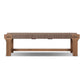 Moxie Outdoor Bench - Dark Textured Woven