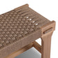 Moxie Outdoor Bench - Dark Textured Woven