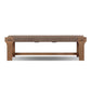 Moxie Outdoor Bench - Dark Textured Woven