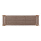 Moxie Outdoor Bench - Dark Textured Woven