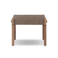 Moxie Outdoor Accent Stool - Dark Textured Woven