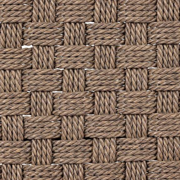 Moxie Outdoor Accent Stool - Dark Textured Woven