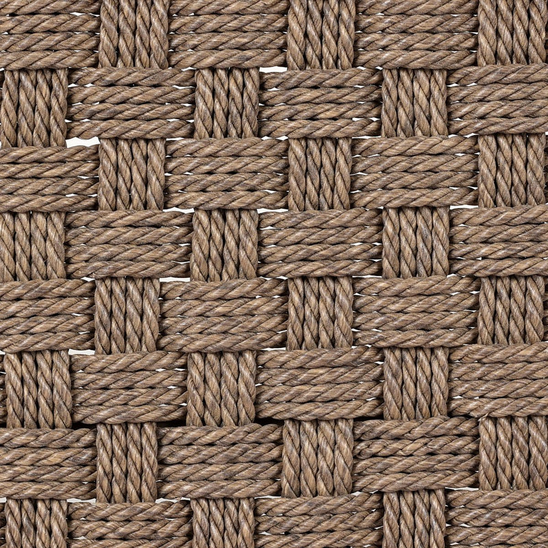 Moxie Outdoor Accent Stool - Dark Textured Woven