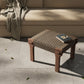 Moxie Outdoor Accent Stool - Dark Textured Woven