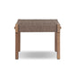Moxie Outdoor Accent Stool - Dark Textured Woven