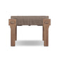 Moxie Outdoor Accent Stool - Dark Textured Woven