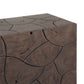 Tomlin Outdoor Console Table - Stained Saddle Brown-Teak Root