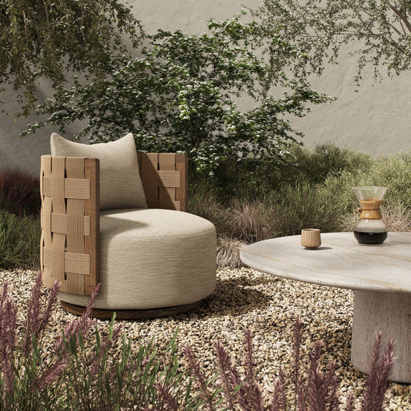 Burch Outdoor Chair - Casa Cream