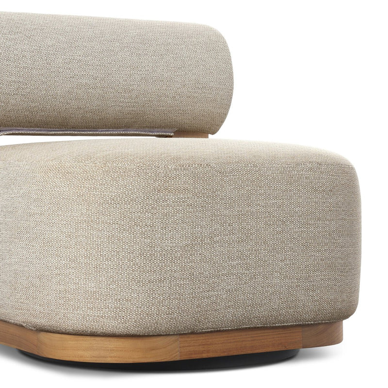 Malta Outdoor Swivel Chair - Faye Sand