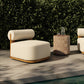Malta Outdoor Swivel Chair - Faye Sand