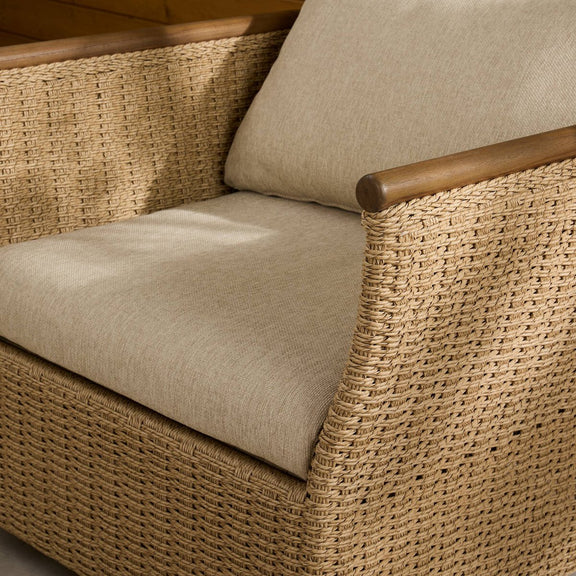 Elmira Outdoor Swivel Chair - Ellor Beige