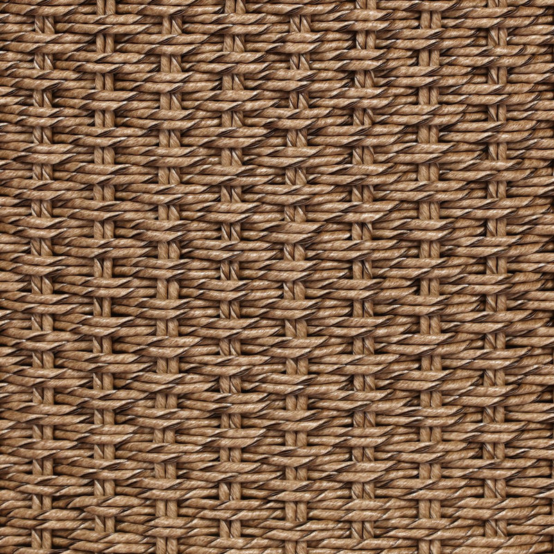 Quaid Outdoor Woven Swivel Chair - Alessi Buff