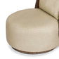 Quaid Outdoor Woven Swivel Chair - Alessi Buff