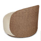 Quaid Outdoor Woven Swivel Chair - Alessi Buff