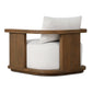 Tahana Outdoor Swivel Chair - Alessi Linen