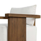 Tahana Outdoor Swivel Chair - Alessi Linen