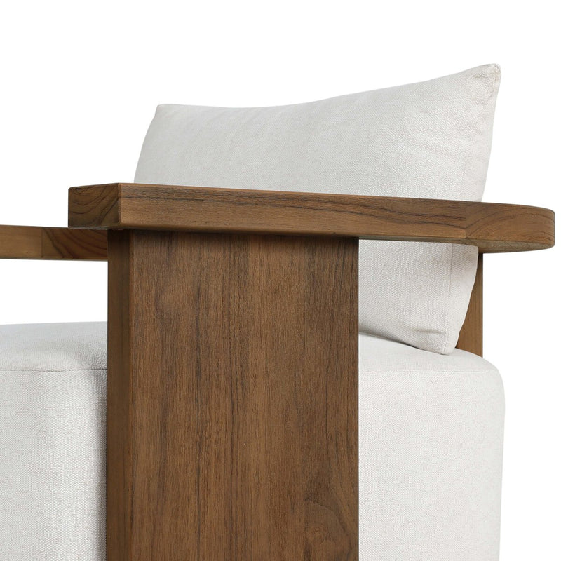 Tahana Outdoor Swivel Chair - Alessi Linen