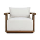 Tahana Outdoor Swivel Chair - Alessi Linen