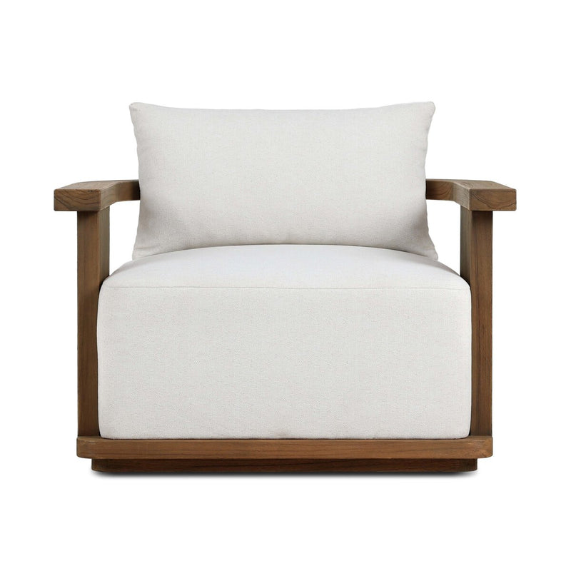 Tahana Outdoor Swivel Chair - Alessi Linen